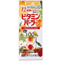 【ワゴンセール】【栄養機能食品】富永貿易 ビタミンパーラー（紙パック）200ml 24本 【1日分のビタミンC ビタミンE 配合】