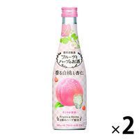 フルーツとハーブのお酒　香る白桃と杏仁　300ml×2本　養命酒製造