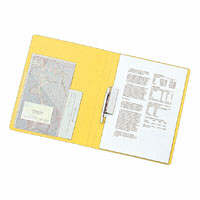 リヒトラブ　スーパーパンチレスファイル　A4タテ　黄　F347U-5（直送品）