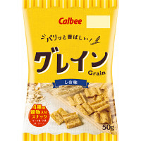 使用不可【アウトレット】【※税率要確認】カルビー　グレイン　しお味　1箱（50g×12袋入）