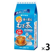 【水出し可】伊藤園 香り薫るむぎ茶 ティーバッグ 1セット（162バッグ：54バッグ入×3袋） お茶 麦茶 大容量