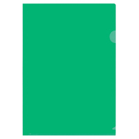プラス カラークリアホルダー A4 濃色グリーン 緑 1袋(10枚) ファイル 89802