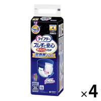 パンツ用尿とりパッド 尿漏れ ライフリー ズレずに安心 夜用 4回吸収 1ケース (20枚×4パック) ユニ・チャーム