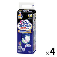 パンツ用尿とりパッド 尿漏れ ライフリー ズレずに安心 夜用スーパー 5回吸収 1ケース (16枚×4パック) ユニ・チャーム