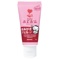 アラウベビー　はみがきジェル　30g　サラヤ　歯磨き粉（子供用）