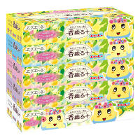 【数量限定】ティッシュペーパー　140組（5箱入）　ふなっしーエリエール香織る+（かおるプラス）ティッシュ　大王製紙