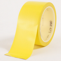 3M プラスチックフィルムテープ 471 黄 幅50mm×長さ18.2m 1巻