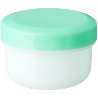 金鵄製作所 軟膏壺（軟膏ツボ）定量型軟膏容器 20mL ライトグリーン（竹） 1セット（250個：50個入×5袋）