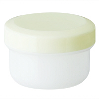 金鵄製作所 軟膏壺（軟膏ツボ）定量型軟膏容器 20mL クリーム色（うす黄） 1セット（250個：50個入×5袋）