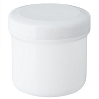 金鵄製作所 軟膏壺（定量型軟膏容器） 100mL ホワイト 1セット（100個：20個入×5袋）