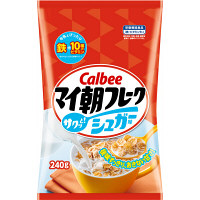 カルビー　マイ朝フレークシュガー味　240g　1袋