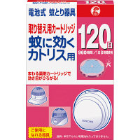 【アウトレット】大日本除虫菊　蚊に効くカトリス　お部屋用120日　取り替えカートリッジ