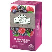 【ノンカフェイン】 AHMAD TEA (アーマッドティー） ミックスベリー ティーバッグ 1箱（20バッグ入）【ハーブティー】
