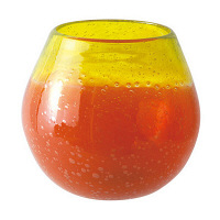 【アウトレット】ファブリックミー　手吹きガラスフラワーベース　Ｍ　1個