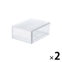 無印良品 ポリプロピレン 収納ケース 小 約幅34×奥行44.5×高さ18cm 2個 良品計画（イチオシ）