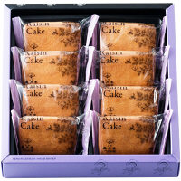 上野風月堂　レーズンケーキ　1箱（8個入）