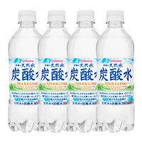サンガリア 伊賀の天然水炭酸水 500ml 1セット（4本入）