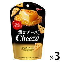 江崎グリコ　生チーズのチーザ　チェダーチーズ　3袋　おつまみ　スナック菓子