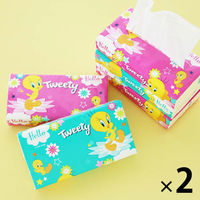 ティッシュペーパー　150組（5個入）　1セット（2パック）　ハロートゥイーティーソフトパックティシュ　ユニバーサル・ペーパー