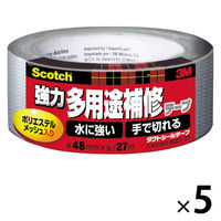 3M 強力多用途補修テープ 幅48mm×長さ27m DUCT-27 1セット（5巻入）