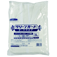 【防護服】 日本製紙クレシア KleenGuard クリーンガードCX ツナギ服3Lサイズ 68230 白 1セット（10着）