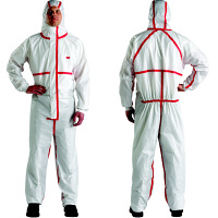 【防護服】 スリーエム ジャパン 3M 化学防護服 4565 (XLサイズ）ホワイト  1セット（10着）