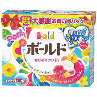 P&G　ボールド　洗濯洗剤　香りのサプリイン　粉末感謝パック　750g