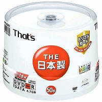 That's（太陽誘電製）　データ用DVD-R　DR-47WPY50BNT　1パック（50枚）