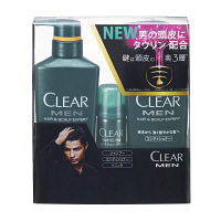 CLEAR　MEN（クリアフォーメン）　ポンプペアセット　シャンプー+コンディショナー　各350g　ミニトニック付　40g　ユニリーバ