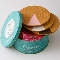 三越伊勢丹　上野風月堂 ゴーフル缶8枚入 紙袋付　手土産ギフト　洋菓子　母の日　父の日　敬老の日　お祝い