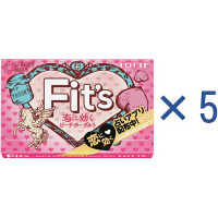 【アウトレット】ロッテ　Fit's＜恋に効くピーチヨーグルト＞　1セット（60枚：12枚入×5個）