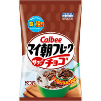 【サンプルS】カルビー　マイ朝フレークチョコ味　240g　1袋