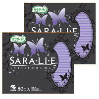 【アウトレット】　パンティライナー　サラサーティ　Sara・li・e（サラリエ）　無香性　80個入×2袋　小林製薬