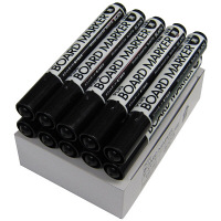 プラス　ホワイトボード　用マーカー　ブラック　1セット（10本入）　（取寄品）