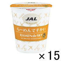 使用不可【アウトレット】【※税率要確認】JALUX らーめんですかい 和風しょうゆ味 RAMEN de SKY 1箱（15食入）
