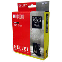 リコー　インクジェットカートリッジ　RC-1K12　ブラック　509835　（わけあり品）
