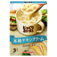 インスタントスープ　じっくりコトコト　本格チキンクリーム　1個(3食入)　POKKA(ポッカ)