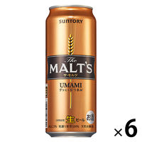 【アウトレット】ビール　缶ビール　ザ・モルツ　500ml　1パック(6本入)　サントリー