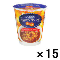 使用不可【アウトレット】【※税率要確認】日清食品 アンドスカップ ＜オニオンコンソメ＞ 1箱（15食入）