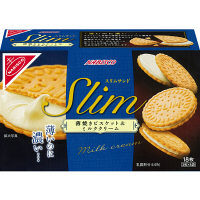 ヤマザキナビスコ　スリムサンド薄焼きビスケット＆ミルククリーム　1個