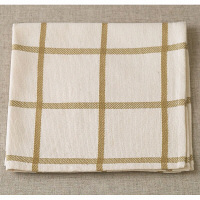 【アウトレット】リモート　キッチンクロス　L　50cm角ナチュラル×マスタード　1枚
