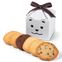 ステラおばさんのクッキー　ベアテントボックス（白）　1個　アントステラ