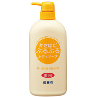 【アウトレット】薬用　かさ肌　ボディソープ　本体　600mL　日本石鹸