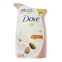 【アウトレット】【在庫一掃セール】ダヴ（Dove）　ボディウォッシュ（ボディソープ）　リッチケア　アーモンド＆ハイビスカス　詰め替え　360g