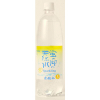 友桝飲料　蛍の郷の天然水スパークリングレモン　1L　1箱（15本入）