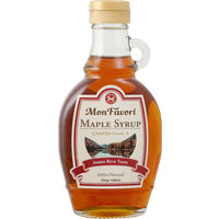 モンファボリ メープルシロップ 250g 1個 カナダ産 グレードA アンバーリッチテイスト 液だれ防止キャップ