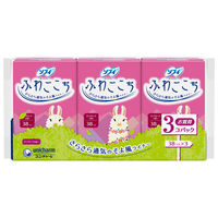 パンティライナー おりものシート 生理用品 ソフィ ふわごごち ピンクローズの香り 香付き 羽なし 14cm 1パック 114枚