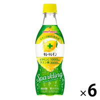ポッカサッポロフード＆ビバレッジ　キレートレモンスパークリング　420ml　1セット（6本）