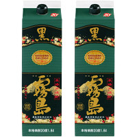 黒霧島　20度　1.8Ｌ　パック　1セット（2本）　芋焼酎　霧島酒造