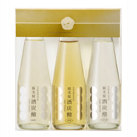 【福光屋】酒炭酸　3本セット（old＜オールド＞/clear＜クリア＞/tonic＜トニック＞）　ギフトケース